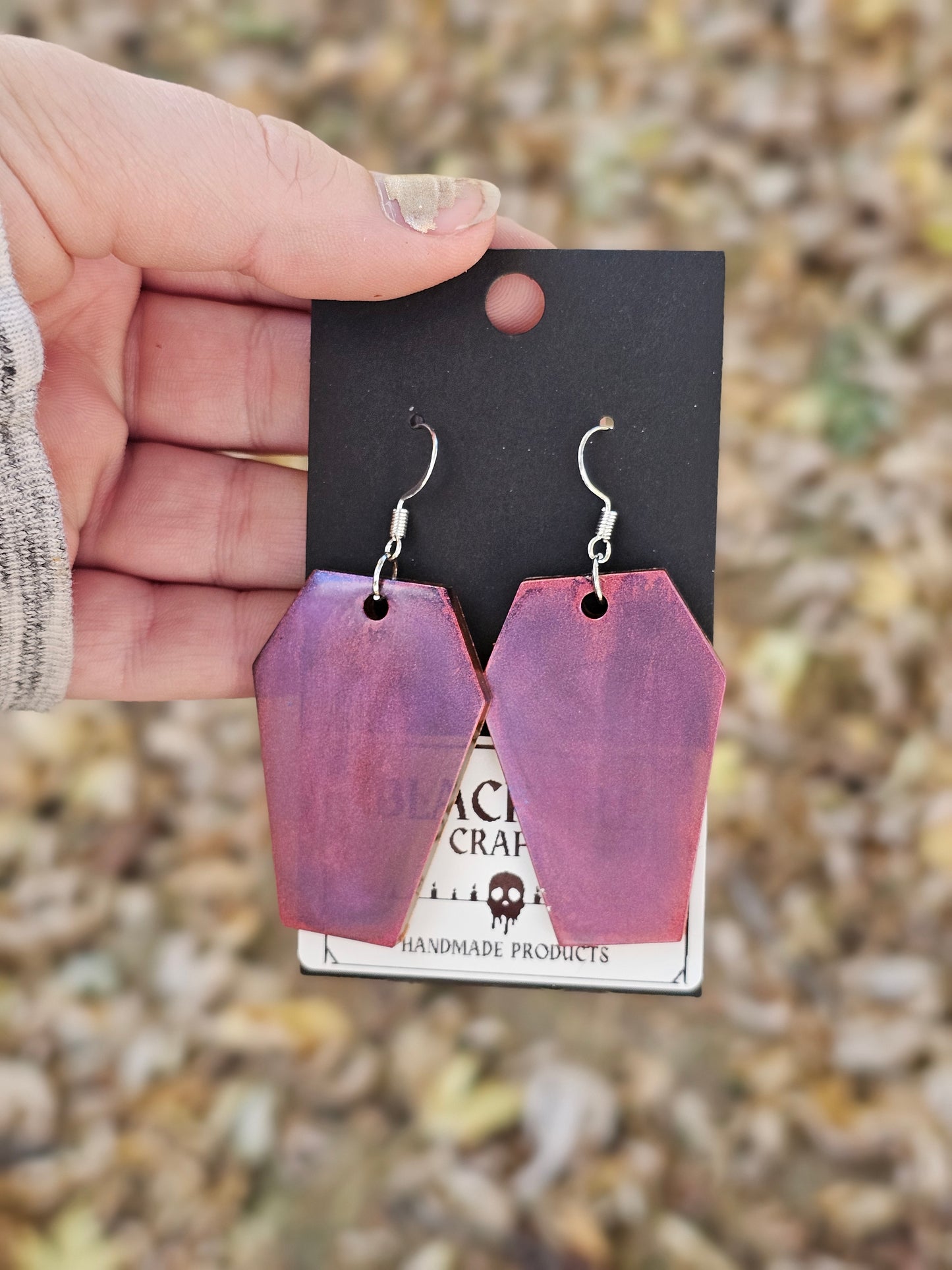Pretty Morbid Collection Coffin Earrings