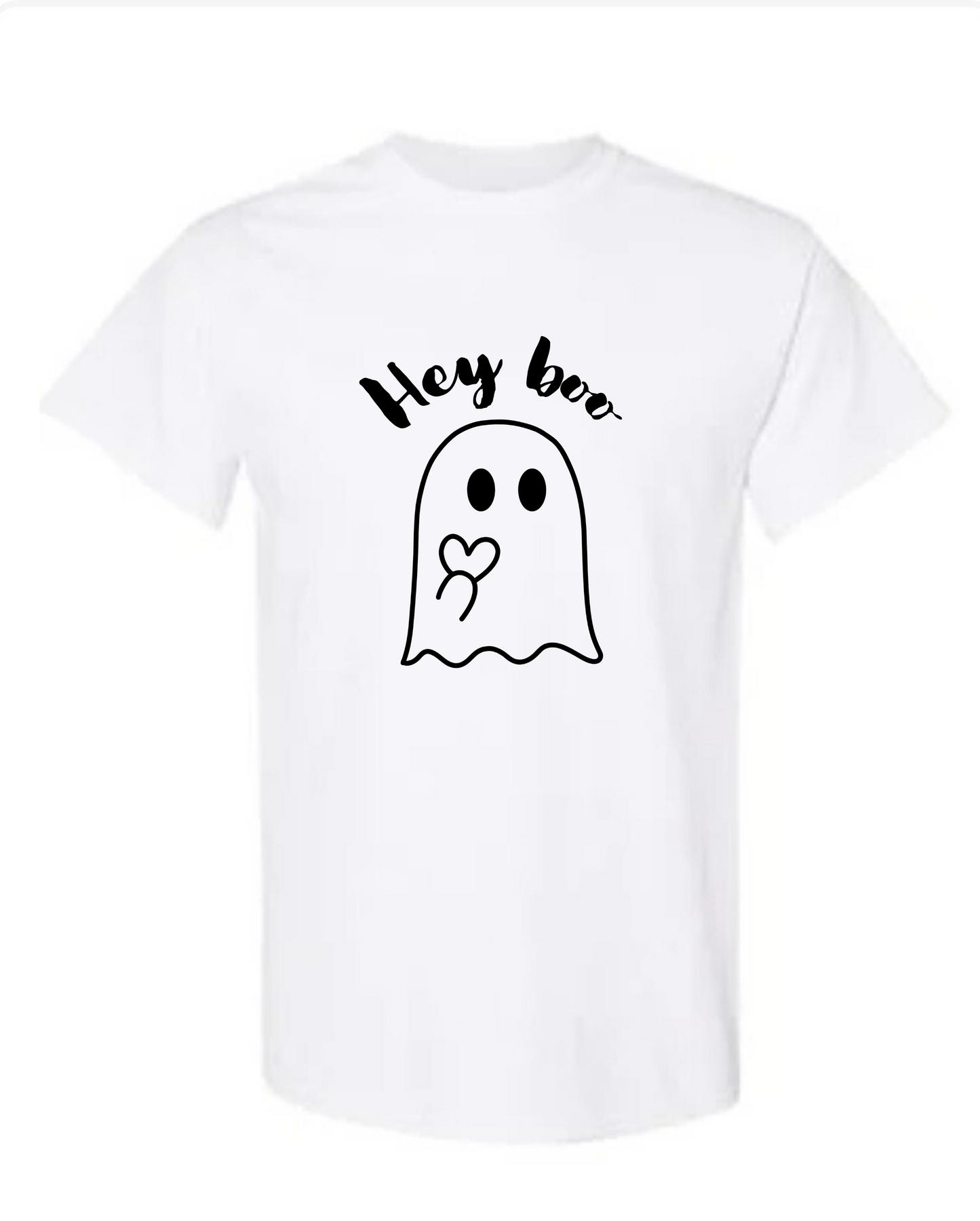"Hey Boo" Screen Print Apparel