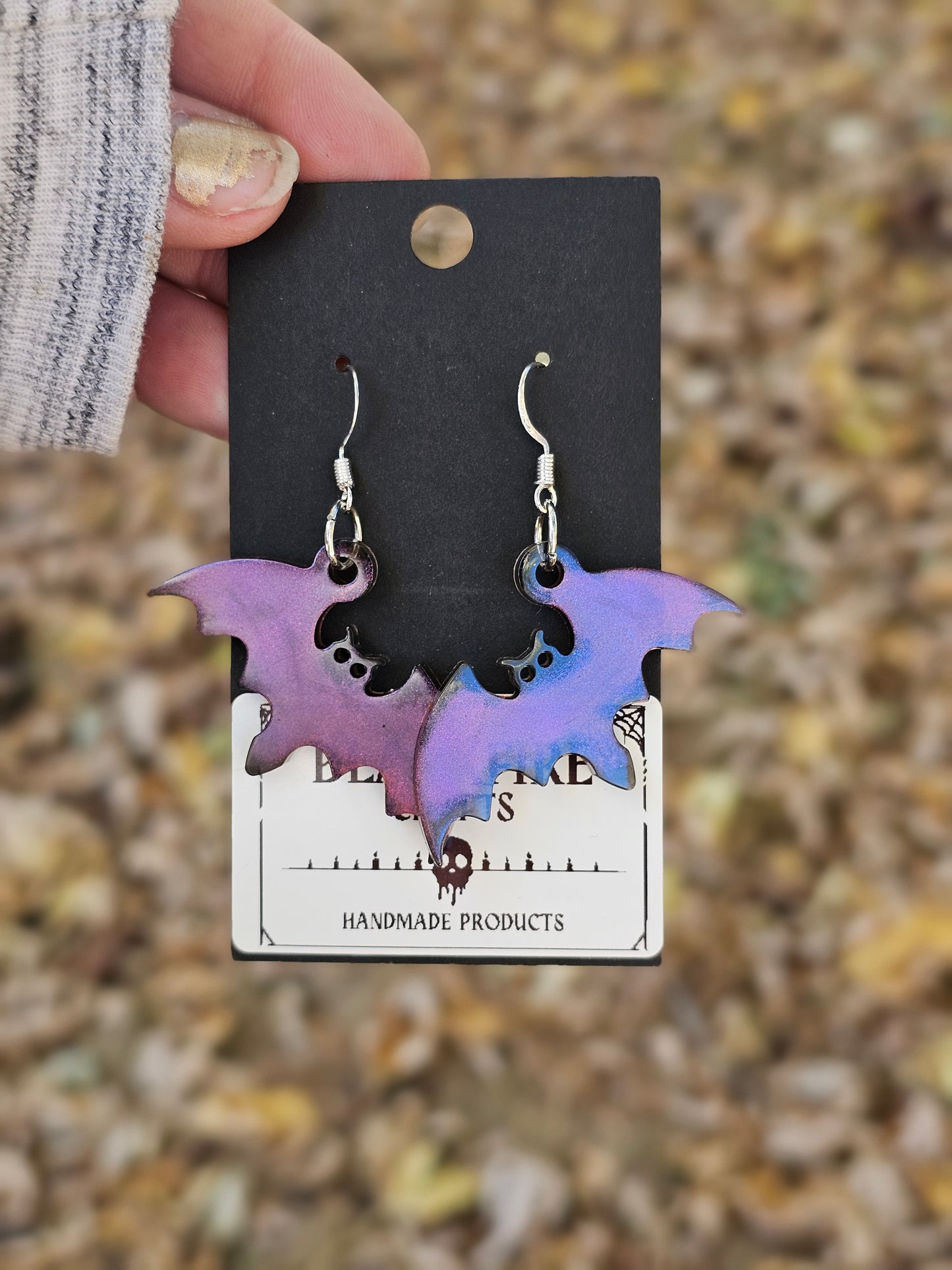 Pretty Morbid Collection Bat Earrings
