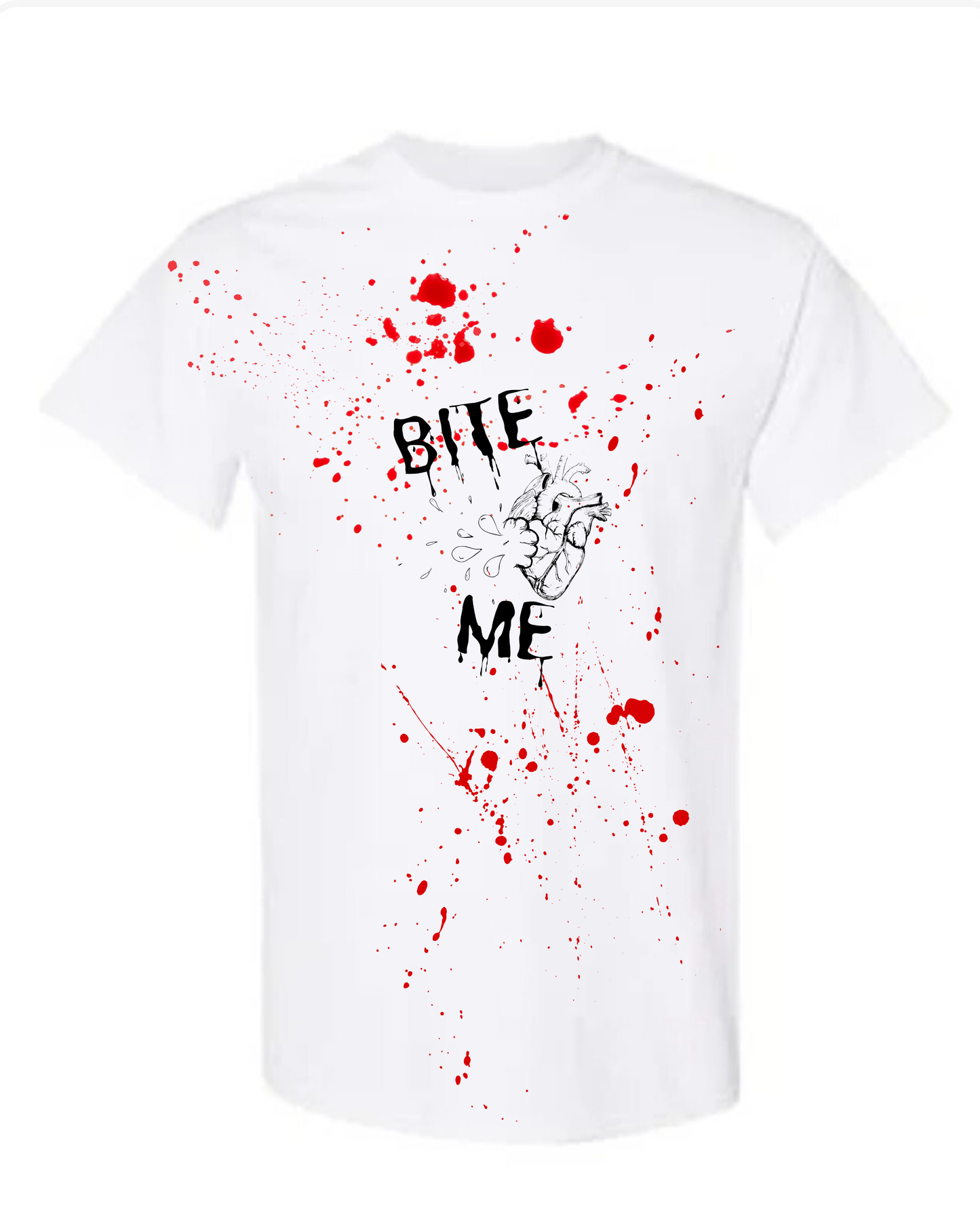 "Bite Me" Screen Print Apparel