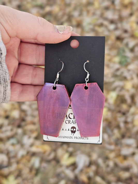 Pretty Morbid Collection Coffin Earrings