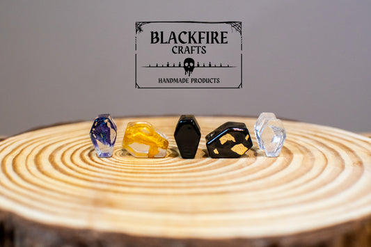 Pretty Morbid Collection Coffin Shaped Plug Earrings