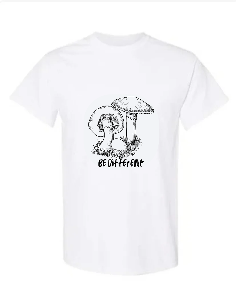"Be Different" Screen Print Apparel