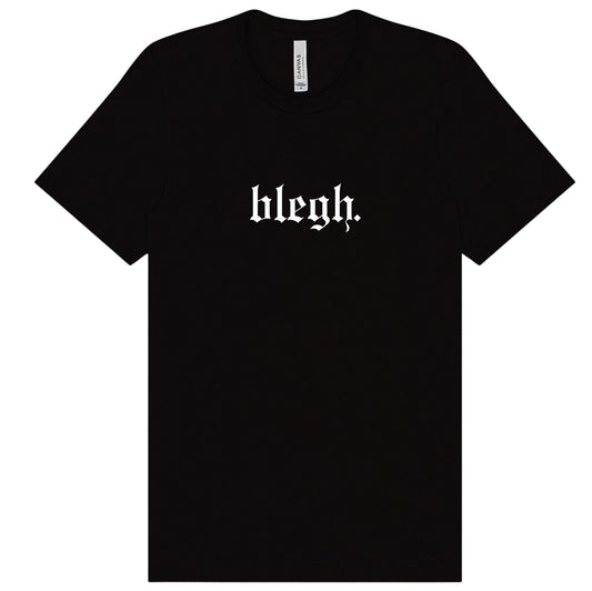 "blegh." Screen Print Apparel