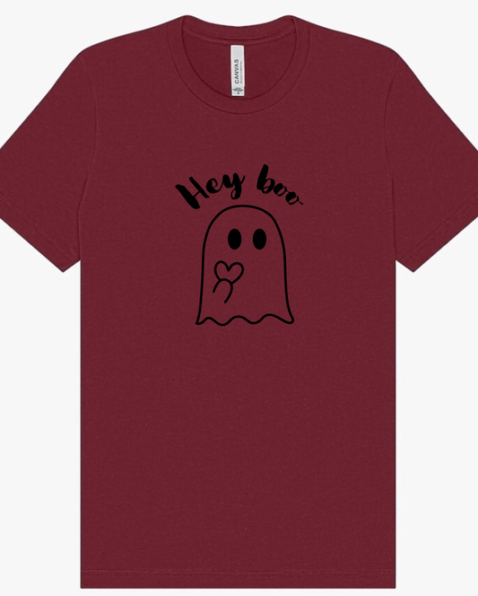 "Hey Boo" Screen Print Apparel