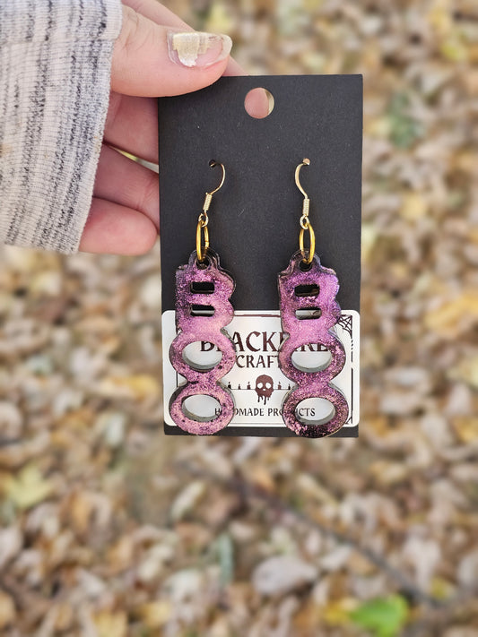 Pretty Morbid Collection "BOO" Earrings