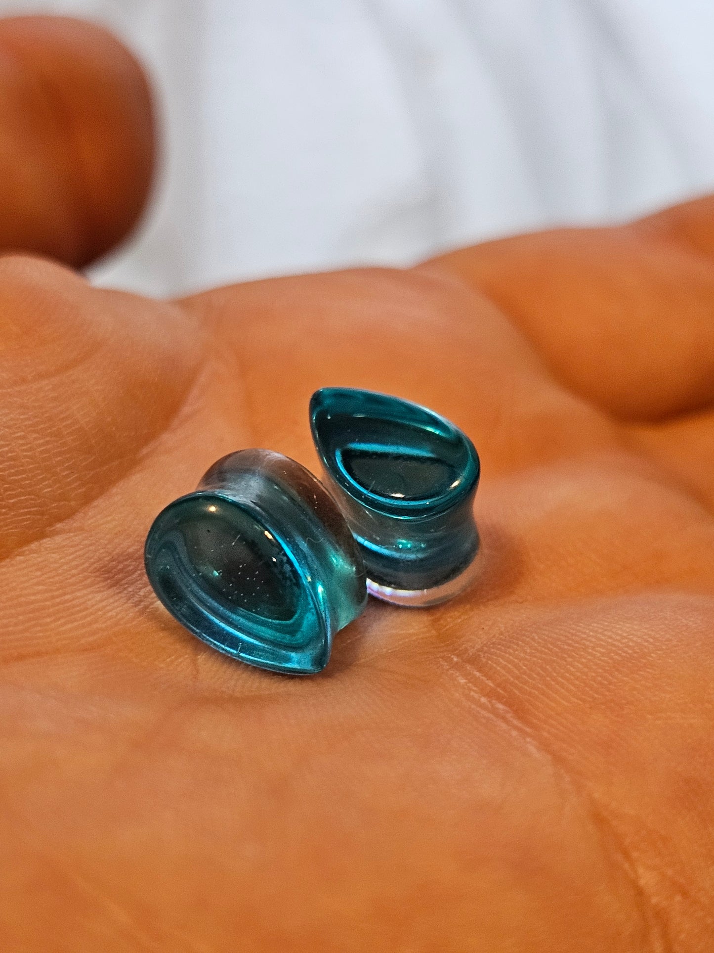 Pretty Morbid Collection Tear Drop Plug Earrings