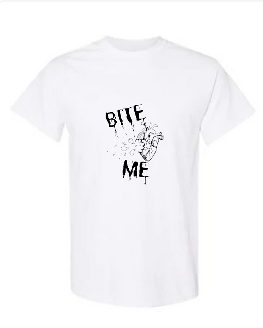 "Bite Me" Screen Print Apparel