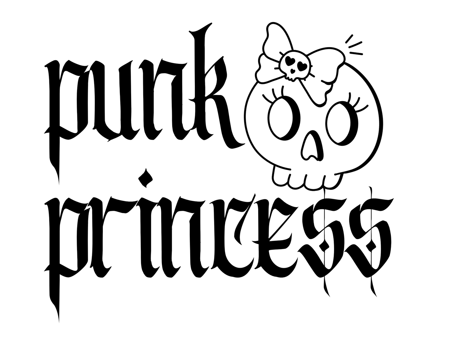 Punk Princess Screen Print Apparel