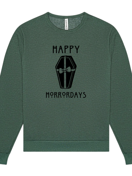 Happy Horrordays Screen Print Apparel