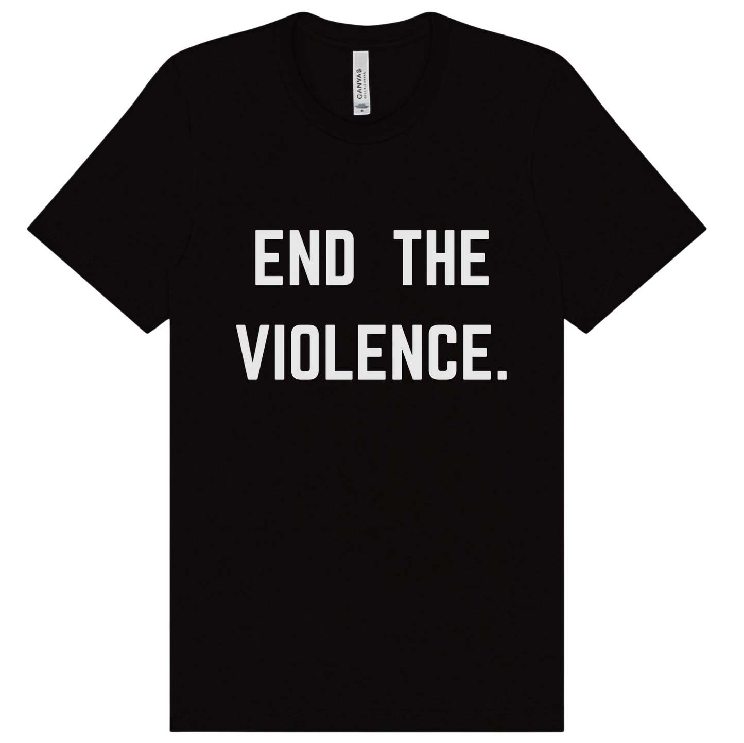 End The Violence. Screen Print Apparel