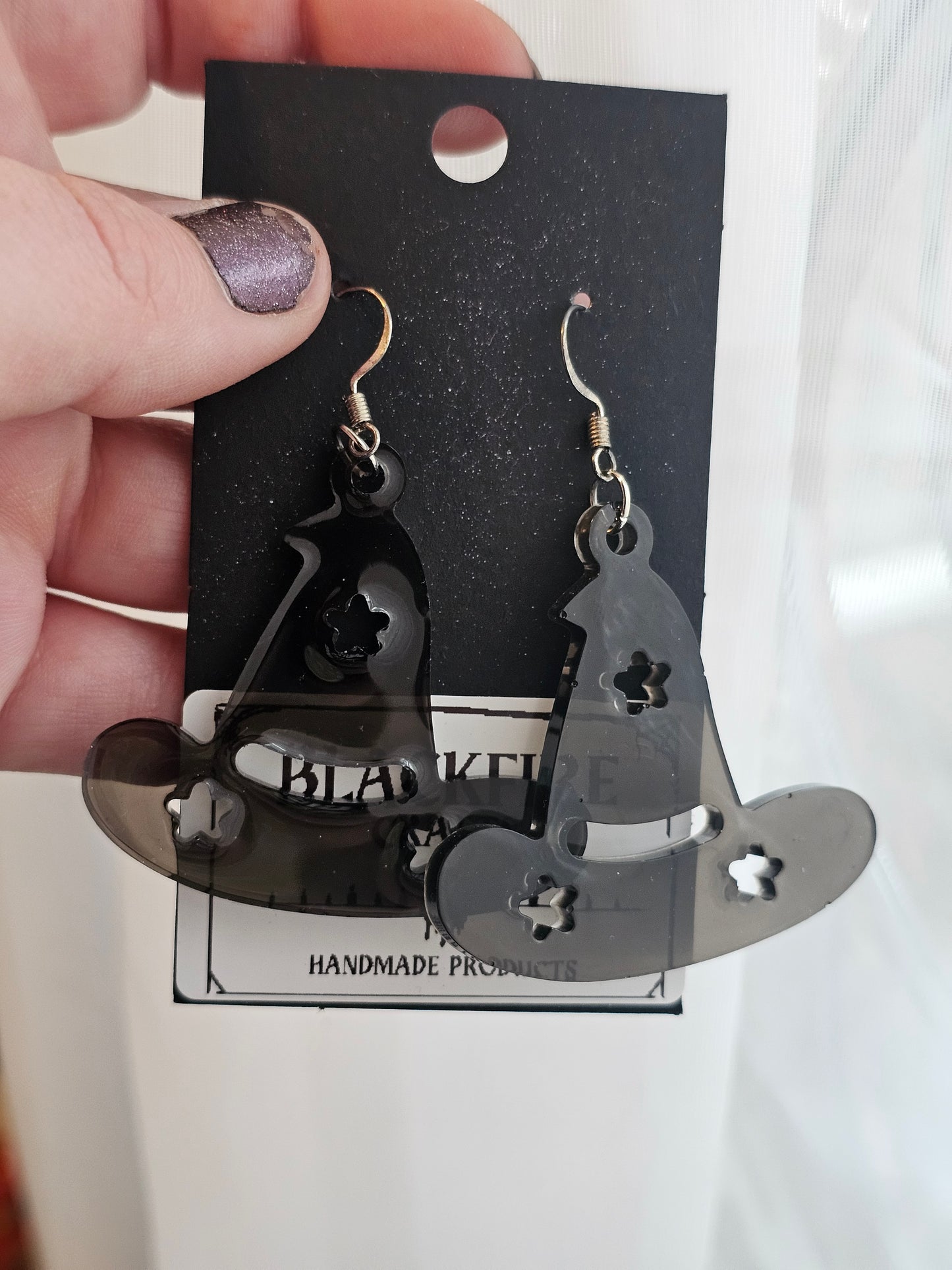 Pretty Morbid Collection Witch Hat Earrings