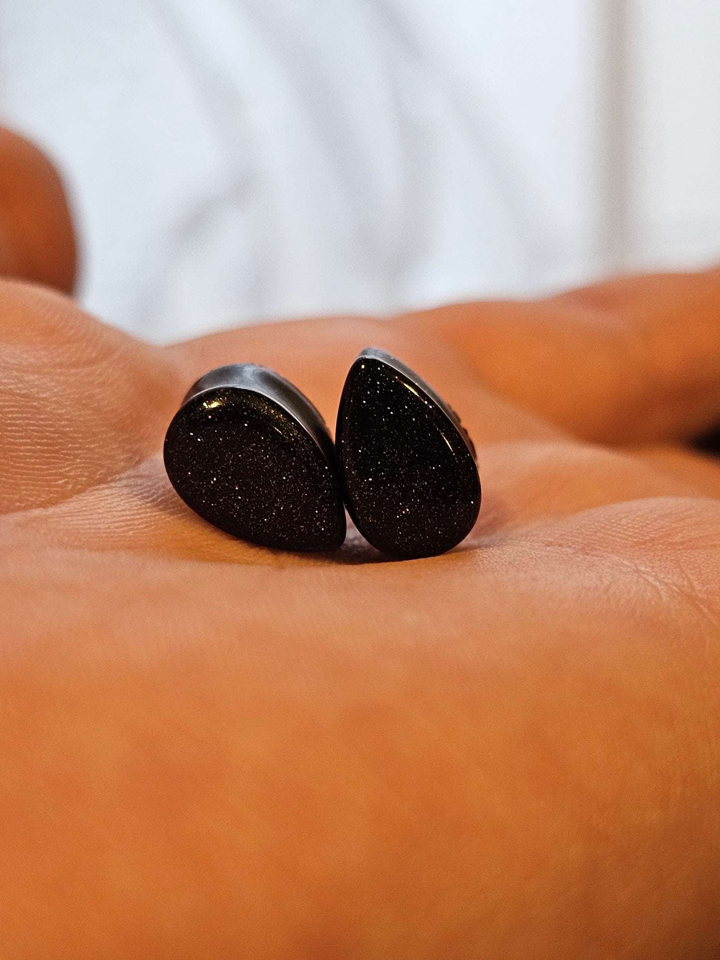 Pretty Morbid Collection Tear Drop Plug Earrings