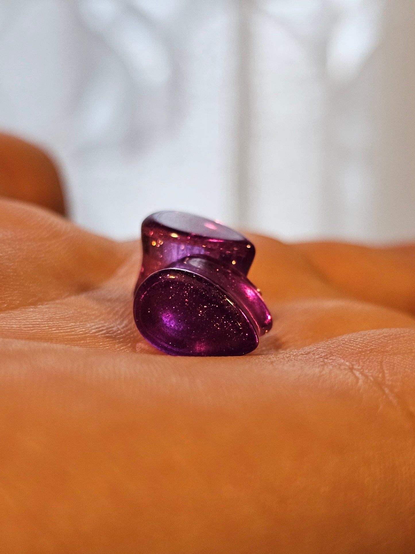 Pretty Morbid Collection Tear Drop Plug Earrings