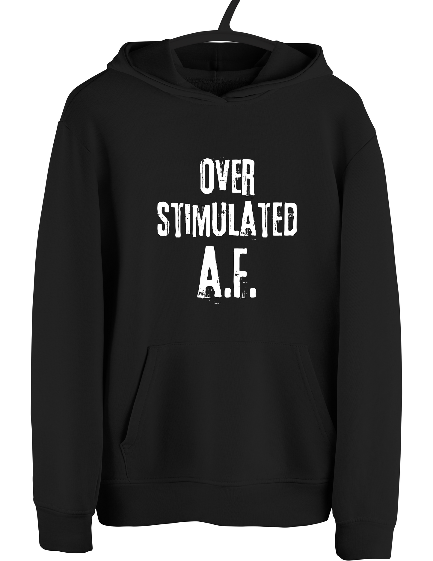 "Overstimulated A.F." Screen Print Apparel